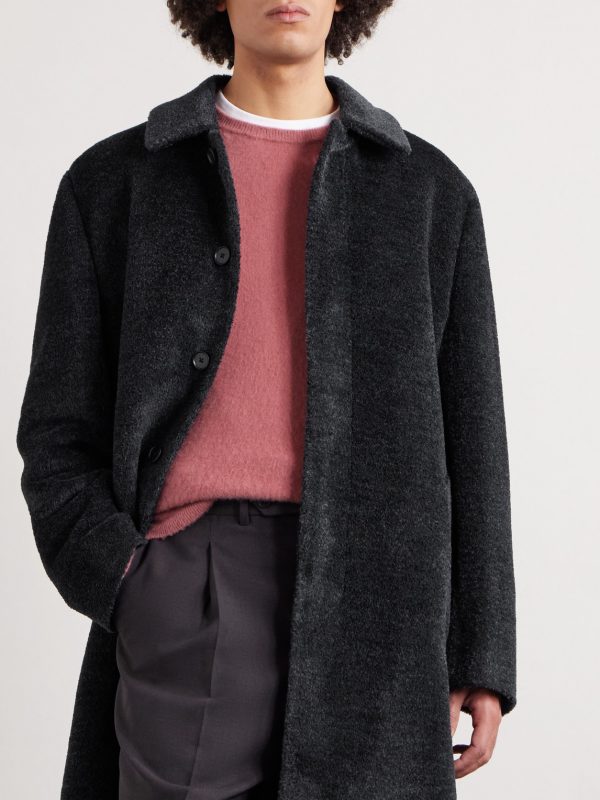 Luxe Wool and Alpaca-Blend Coat - CU Luxe Wool and Alpaca-Blend Coat - CU