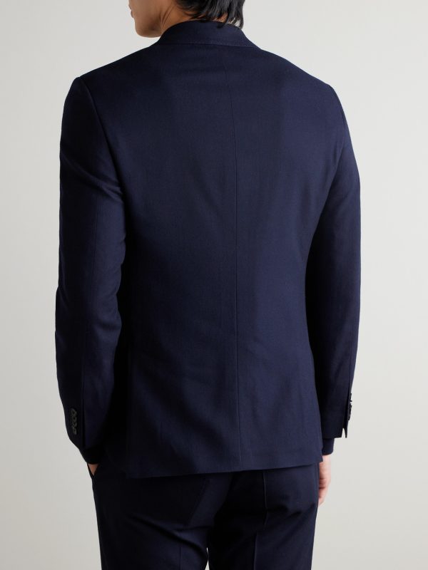 Slim-Fit Super 150s Wool Suit Jacket - BK Slim-Fit Super 150s Wool Suit Jacket - BK