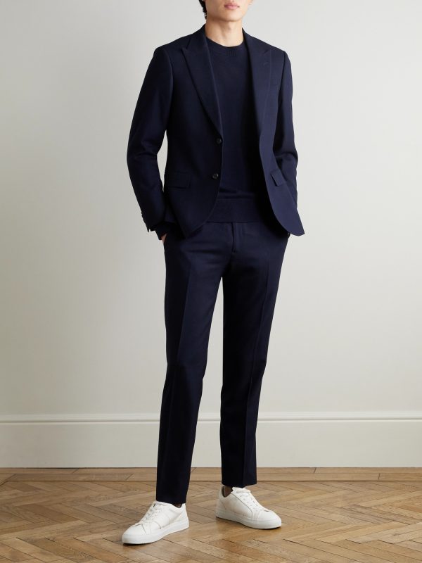Slim-Fit Super 150s Wool Suit Jacket - OU Slim-Fit Super 150s Wool Suit Jacket - OU