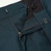 Slim-Leg Wool and Silk-Blend Suit Trousers - E1