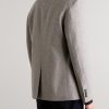 Oversized Wool and Camel-Blend Tweed Suit Jacket - BK Oversized Wool and Camel-Blend Tweed Suit Jacket - BK