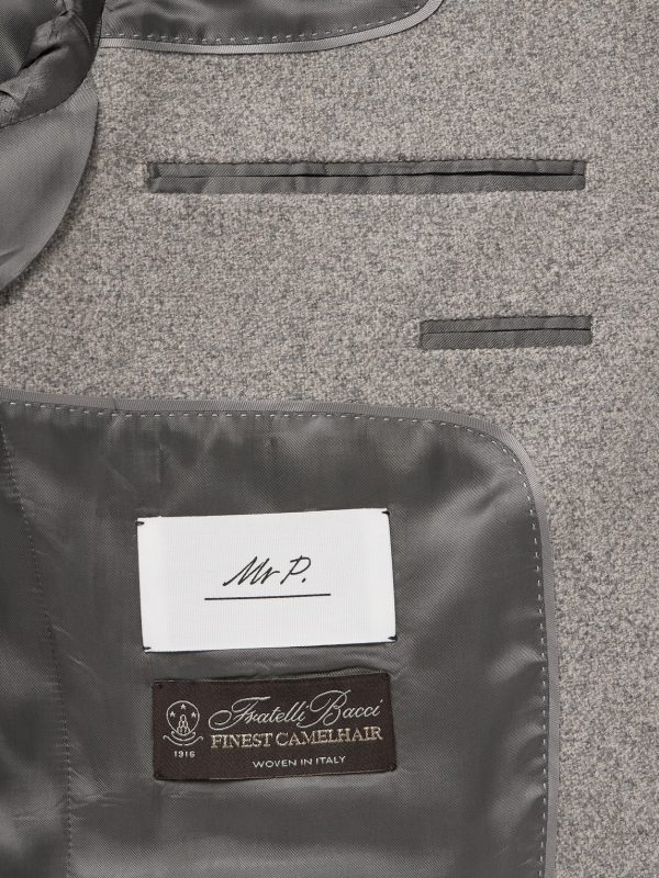 Oversized Wool and Camel-Blend Tweed Suit Jacket - E1 Oversized Wool and Camel-Blend Tweed Suit Jacket - E1