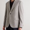 Oversized Wool and Camel-Blend Tweed Suit Jacket - FR Oversized Wool and Camel-Blend Tweed Suit Jacket - FR