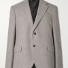 Oversized Wool and Camel-Blend Tweed Suit Jacket Oversized Wool and Camel-Blend Tweed Suit Jacket