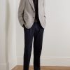 Oversized Wool and Camel-Blend Tweed Suit Jacket - OU Oversized Wool and Camel-Blend Tweed Suit Jacket - OU