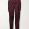 Slim-Fit Straight-Leg Cotton and Cashmere-Blend Corduroy Tuxedo Trousers Slim-Fit Straight-Leg Cotton and Cashmere-Blend Corduroy Tuxedo Trousers