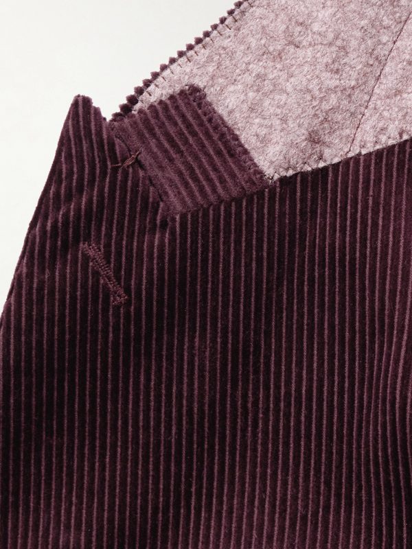 Slim-Fit Double-Breasted Cotton and Cashmere-Blend Corduroy Tuxedo Jacket - E1 Slim-Fit Double-Breasted Cotton and Cashmere-Blend Corduroy Tuxedo Jacket - E1