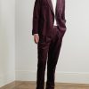 Slim-Fit Double-Breasted Cotton and Cashmere-Blend Corduroy Tuxedo Jacket - OU Slim-Fit Double-Breasted Cotton and Cashmere-Blend Corduroy Tuxedo Jacket - OU