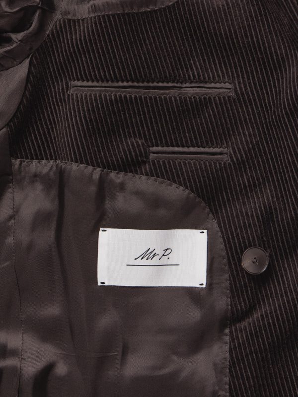 Slim-Fit Double-Breasted Cotton and Cashmere-Blend Corduroy Tuxedo Jacket - E2 Slim-Fit Double-Breasted Cotton and Cashmere-Blend Corduroy Tuxedo Jacket - E2