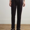 Tapered Cotton and Cashmere-Blend Corduroy Tuxedo Trousers - FR Tapered Cotton and Cashmere-Blend Corduroy Tuxedo Trousers - FR