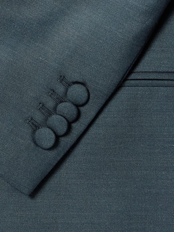 Slim-Fit Double-Breasted Shawl-Lapel Wool, Mohair and Silk-Blend Twill Tuxedo Jacket - CU Slim-Fit Double-Breasted Shawl-Lapel Wool, Mohair and Silk-Blend Twill Tuxedo Jacket - CU