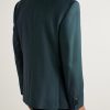 Luxe Slim-Fit Wool and Silk-Blend Suit Jacket - BK Luxe Slim-Fit Wool and Silk-Blend Suit Jacket - BK