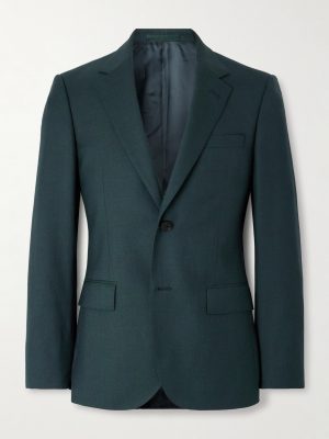 Luxe Slim-Fit Wool and Silk-Blend Suit Jacket