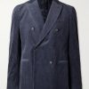Slim-Fit Double-Breasted Cotton and Cashmere-Blend Corduroy Tuxedo Jacket Slim-Fit Double-Breasted Cotton and Cashmere-Blend Corduroy Tuxedo Jacket