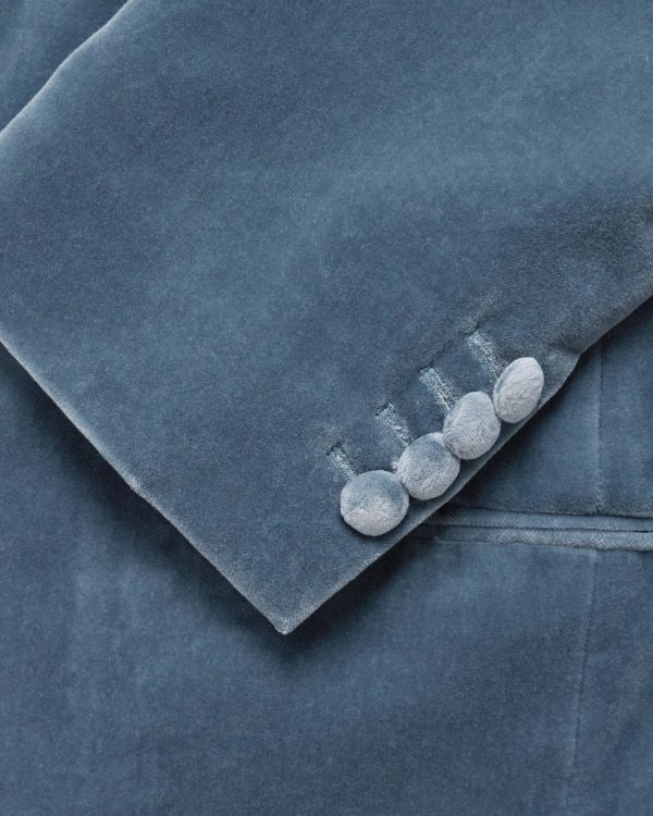Slim-Fit Shawl-Collar Cotton-Velvet Tuxedo Jacket - CU Slim-Fit Shawl-Collar Cotton-Velvet Tuxedo Jacket - CU