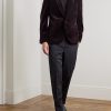 Slim-Fit Cotton-Velvet Tuxedo Jacket - OU