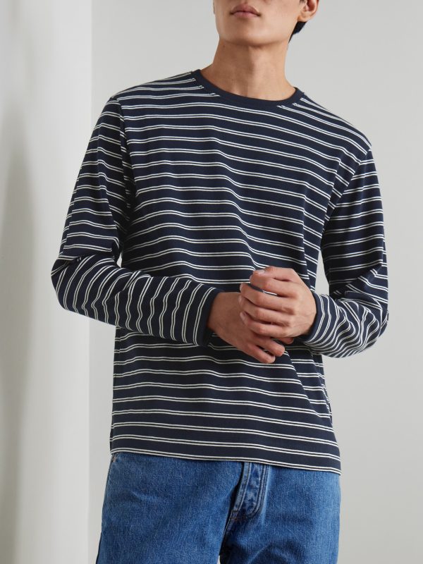 Striped Cotton-Jersey T-Shirt - FR