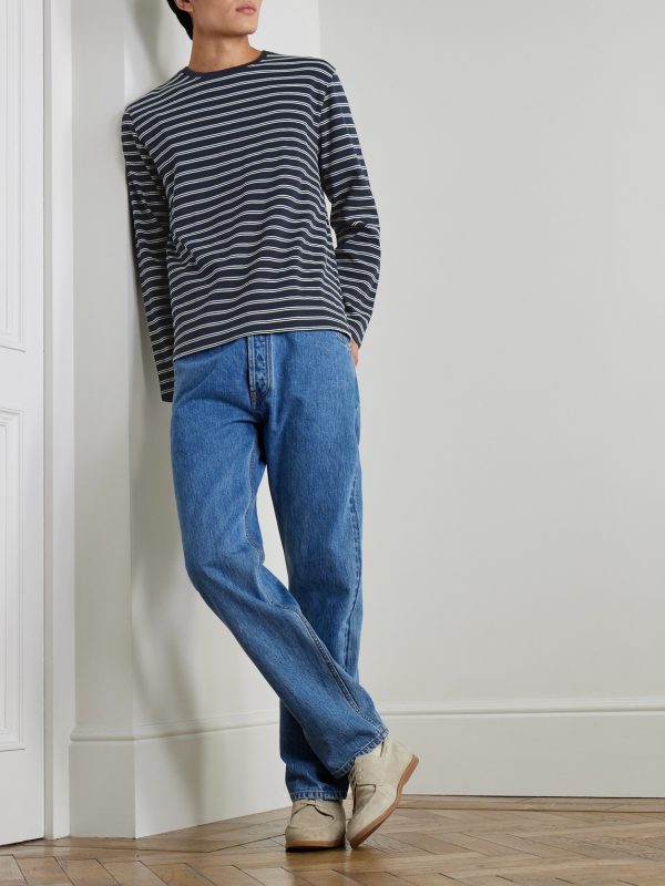 Striped Cotton-Jersey T-Shirt - OU