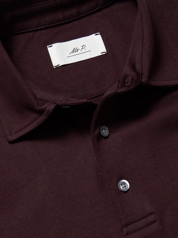 Mercerised Cotton-Jersey Polo Shirt - CU Mercerised Cotton-Jersey Polo Shirt - CU