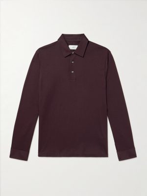 Mercerised Cotton-Jersey Polo Shirt Mercerised Cotton-Jersey Polo Shirt
