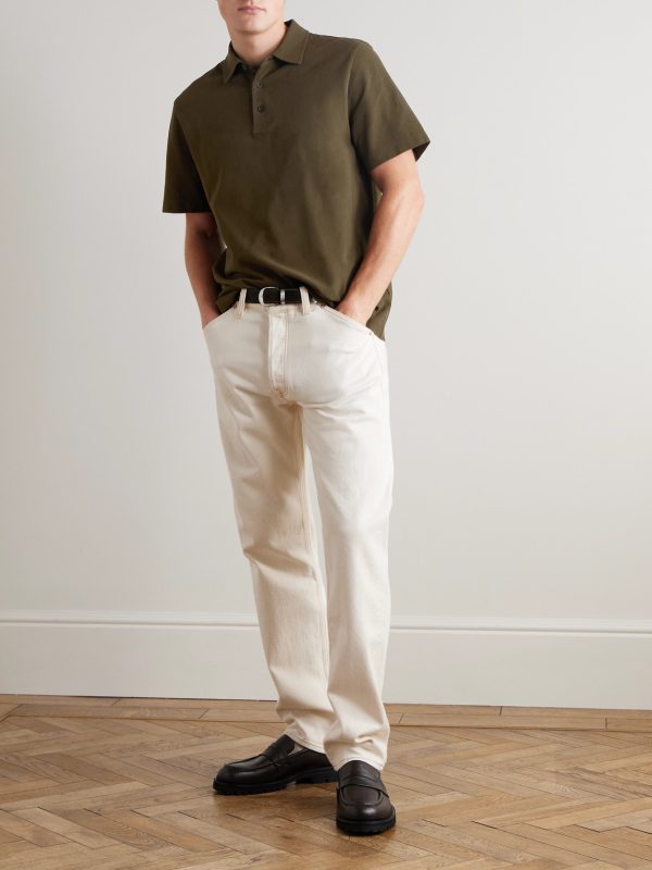 Cotton-Piqué Polo Shirt - OU