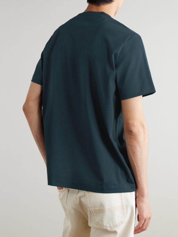 Mercerised Cotton-Jersey T-Shirt - BK Mercerised Cotton-Jersey T-Shirt - BK