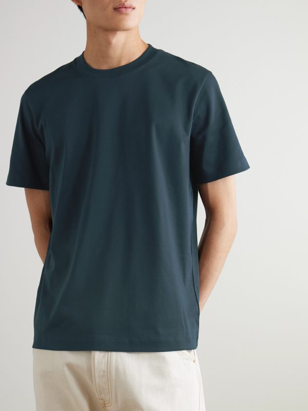 Mercerised Cotton-Jersey T-Shirt - FR Mercerised Cotton-Jersey T-Shirt - FR