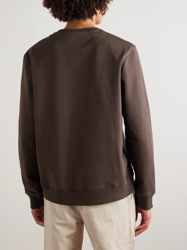 Cotton-Blend Jersey Sweatshirt - BK Cotton-Blend Jersey Sweatshirt - BK