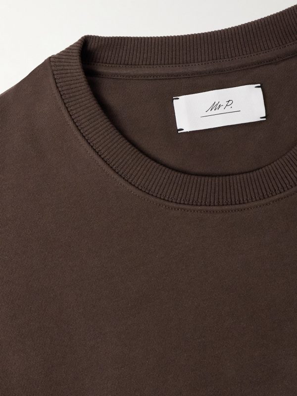 Cotton-Blend Jersey Sweatshirt - CU Cotton-Blend Jersey Sweatshirt - CU