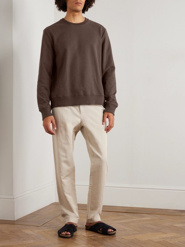 Cotton-Blend Jersey Sweatshirt - OU Cotton-Blend Jersey Sweatshirt - OU