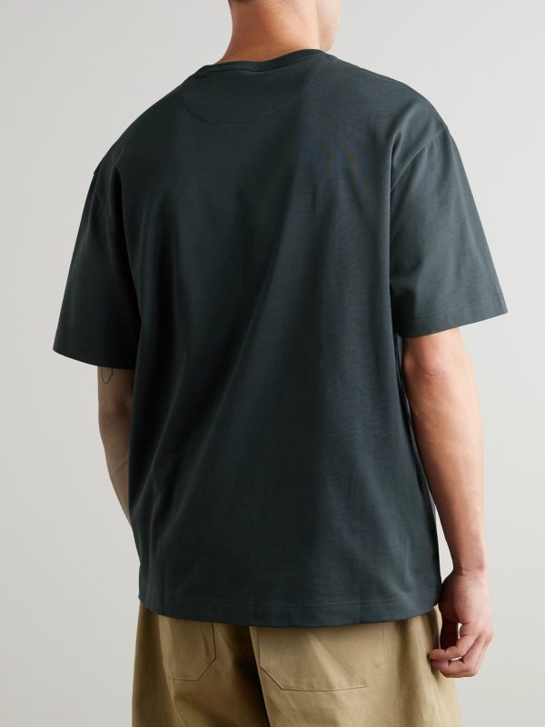Oversized Cotton-Jersey T-Shirt - BK Oversized Cotton-Jersey T-Shirt - BK
