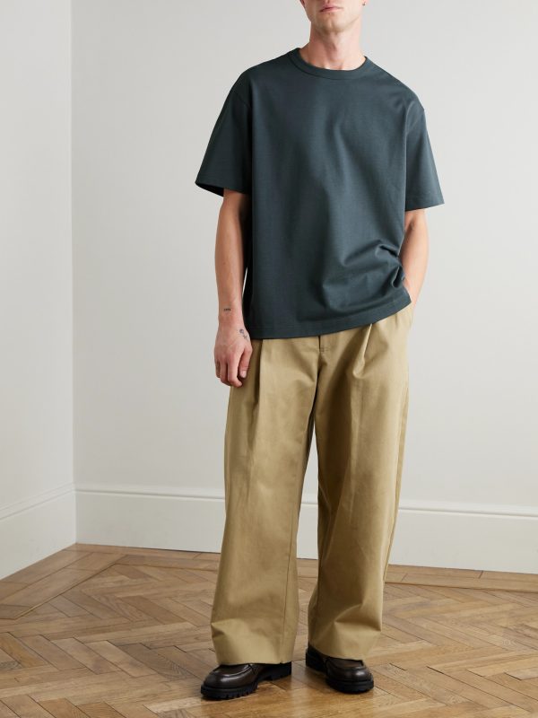 Oversized Cotton-Jersey T-Shirt - OU Oversized Cotton-Jersey T-Shirt - OU
