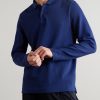 Waffle-Knit Organic Cotton-Jersey Polo Shirt - FR Waffle-Knit Organic Cotton-Jersey Polo Shirt - FR