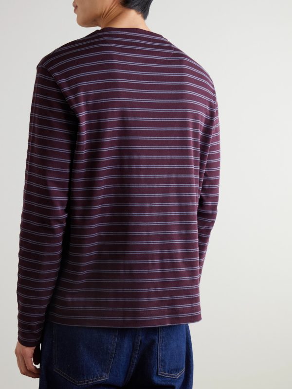 Striped Cotton-Jersey T-Shirt - BK