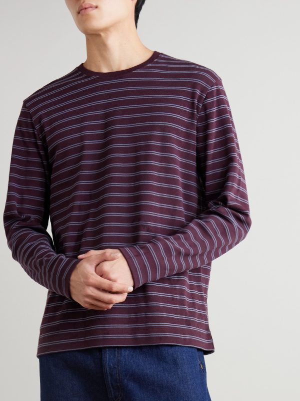 Striped Cotton-Jersey T-Shirt - FR