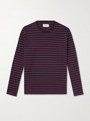 Striped Cotton-Jersey T-Shirt