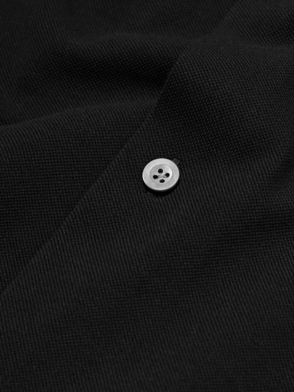 Camp-Collar Cotton-Piqué Shirt - E1 Camp-Collar Cotton-Piqué Shirt - E1