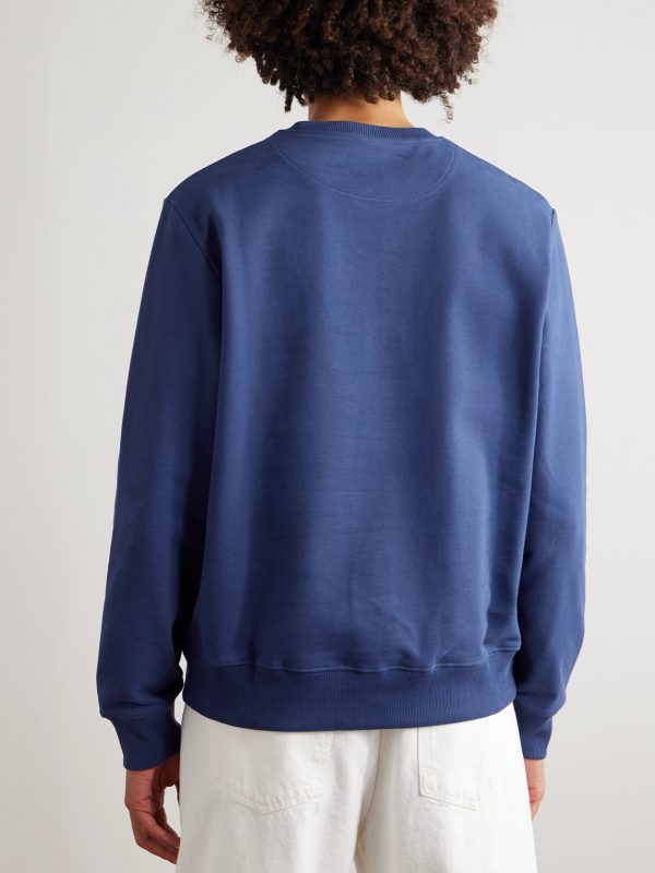 Cotton-Blend Jersey Sweatshirt - BK Cotton-Blend Jersey Sweatshirt - BK