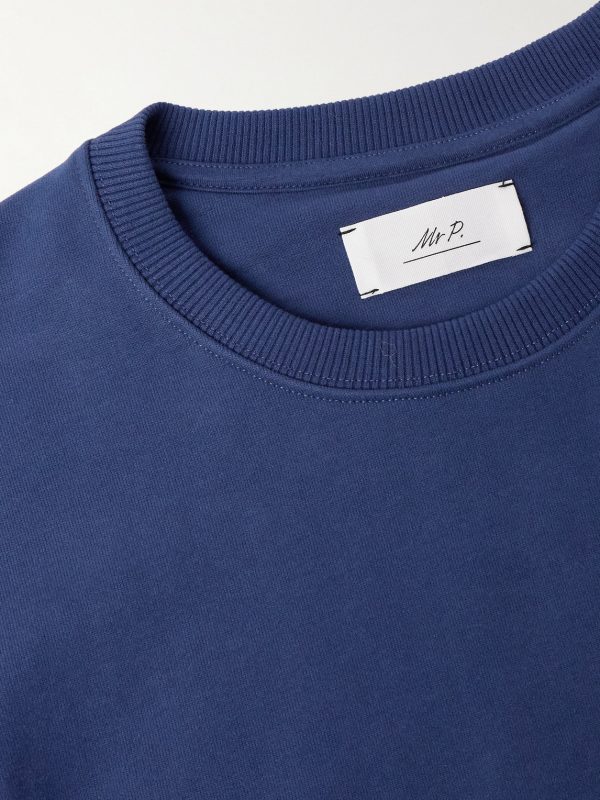Cotton-Blend Jersey Sweatshirt - CU Cotton-Blend Jersey Sweatshirt - CU