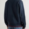 Cotton Zip-Up Sweatshirt - BK Cotton Zip-Up Sweatshirt - BK