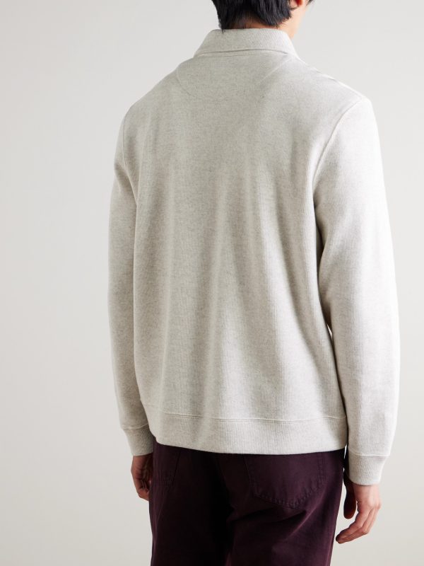 Organic Cotton-Blend Jersey Sweatshirt - BK Organic Cotton-Blend Jersey Sweatshirt - BK