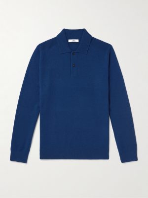 Wool and Cashmere-Blend Polo Shirt Wool and Cashmere-Blend Polo Shirt