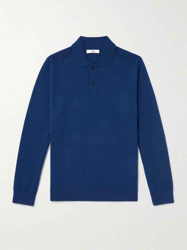 Wool and Cashmere-Blend Polo Shirt Wool and Cashmere-Blend Polo Shirt