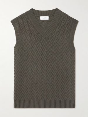Wool and Cashmere-Blend Sweater Vest