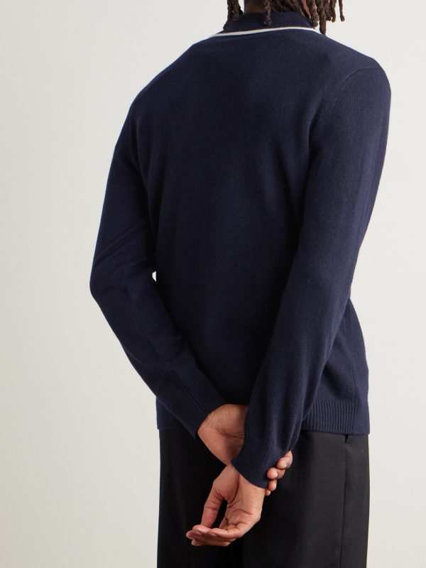 Cashmere Polo Sweater - BK