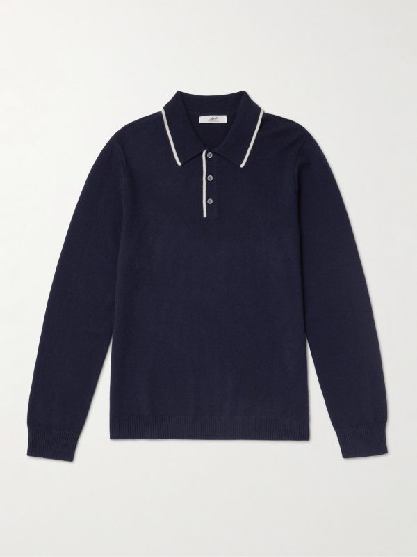 Cashmere Polo Sweater