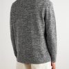 Wool and Cashmere-Blend Half-Zip Sweater - BK