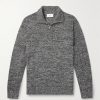 Wool and Cashmere-Blend Half-Zip Sweater