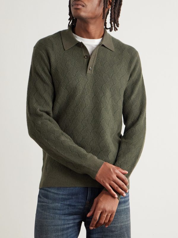 Knitted Wool and Cashmere-Blend Sweater - FR