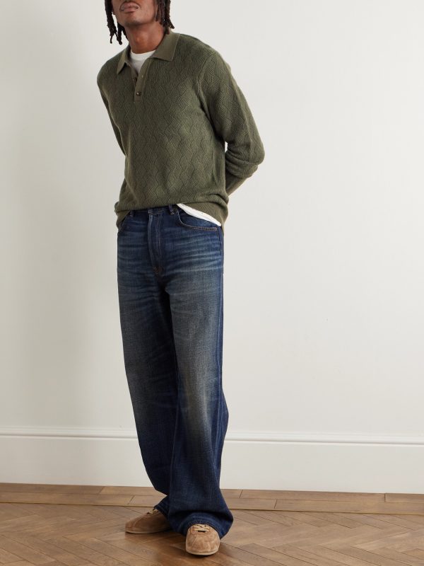 Knitted Wool and Cashmere-Blend Sweater - OU